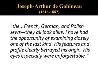  Though biologists and social scientists proven that
“race” socially constructed (produced, manufactured),
 People face very real consequences in societies that
maintain racist policies and practices on:
 Individual,
 Interpersonal,
 Institutional, &
 Larger Societal Levels.
 