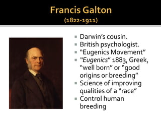  Born Carl Linné
 Swedish Botanist, Physician, and
Zoologist.
 “Father of ModernTaxonomy”
 Book: Systema Naturae
 “LinnaeanTaxonomy”: System of
Scientific Hierarchical Classification.
 Kingdoms; Classes; Orders; Genera
(Genus); Species.
(Wikipedia)
 