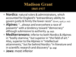 “Who has not heard people characterize such
and such a man or woman they see in the
streets as Jewish without in the least knowing
anything about them?The street Arab who
calls out ‘Jew’ as some child hurries on to
school is unconsciously giving the best and
most disinterested proof that there is a reality
in theJewish expression.”
 