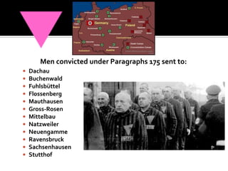  Although records back to antiquity
documented universal existence of same-sex
sexuality,
 Not until 19th century C.E. that scientific
community
 Created categories of sexual orientation,
 Leading to “medicalization” of homosexuality
and construction as immutable biological type.
 Gay males seen as feminized males
 Lesbians as masculinized females
 