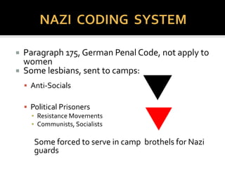  Austrian sex researcher
 Sex “nauseous disease”
 Homosexuality sign of
“degeneration,” product
of “vice.”
 