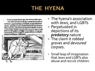  Jews were forced to wear a yellow Star of David;
 gay men a pink triangle placed point down on both the left
shirt sleeve and right pant leg:
 political prisoners (liberals, socialists, Communists) a red
triangle;
 hard-core criminals a green triangle;
 Jehovah’s Witnesses a purple triangle;
 Roma a brown triangle;
 “Stateless” people a blue triangle;
 “Anti-socials (people living on the streets, drunk people) a
black triangle.
 Since the German law forbidding homosexuality did not
extend to females, a number of lesbians were sent to the
camps under the black triangle accused of vagrancy or a red
triangle of political prisoners.
 