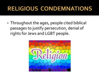 1. Religious Condemnations
 