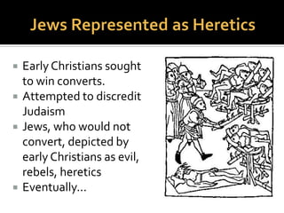  Around 3844 (50
CE),
 Split between
Christianity &
Judaism.
 Saul, who became
the Christian Paul,
 Made Christianity
separate religion.
 