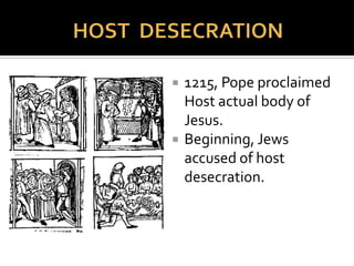  Rule of Constantine I,
 Imperial Rome. 313,
 Christianity becomes
official religion,
 ChristianTestament
influences Roman law.
 Oppression increases,
 Jews & those engaging in
same-sex sexuality
 