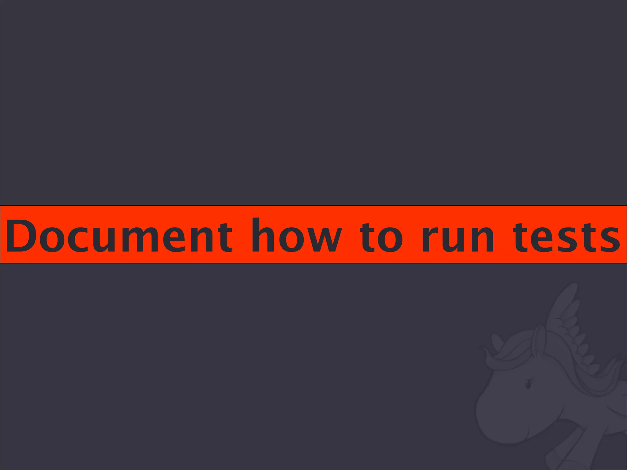 Document how to run tests
 