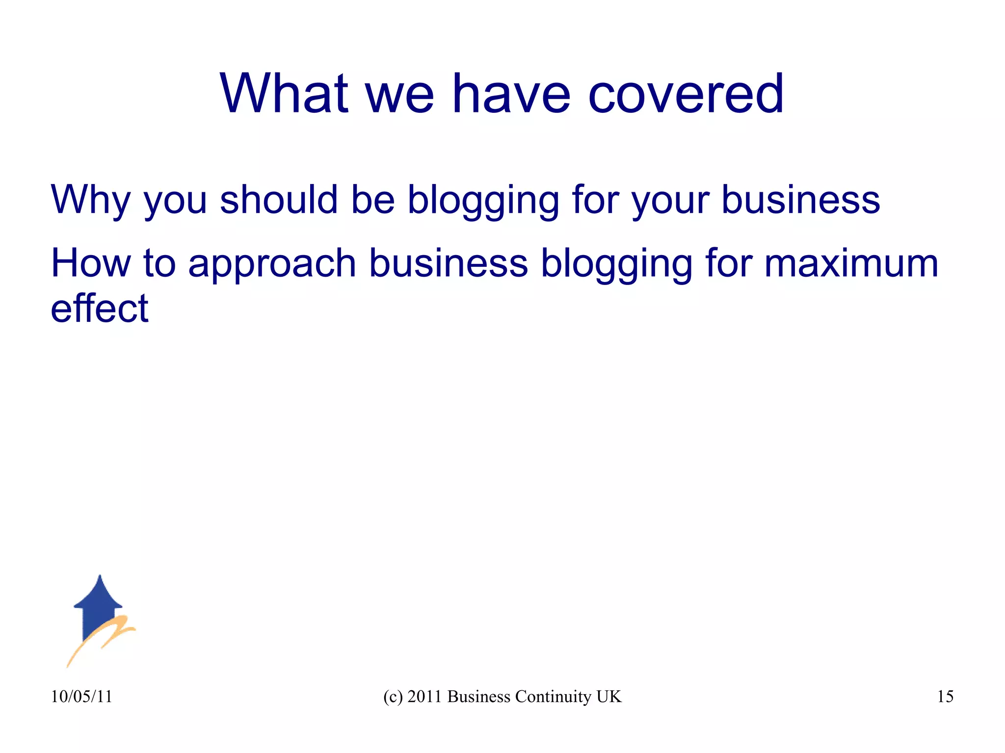 Tell people how you do it 