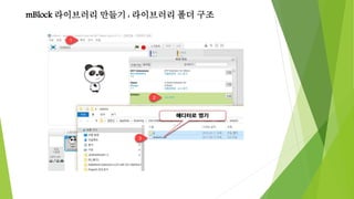 mBlock 라이브러리 만들기 : 라이브러리 폴더 구조
 