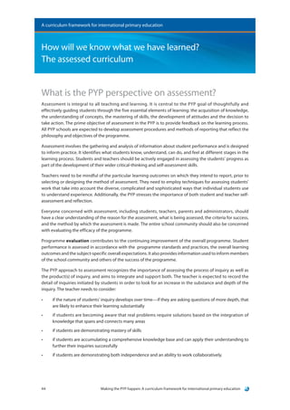 Making the pyp_happen_2009 | PDF