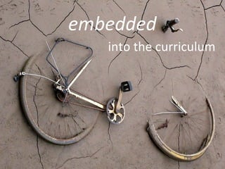 into the curriculum embedded 