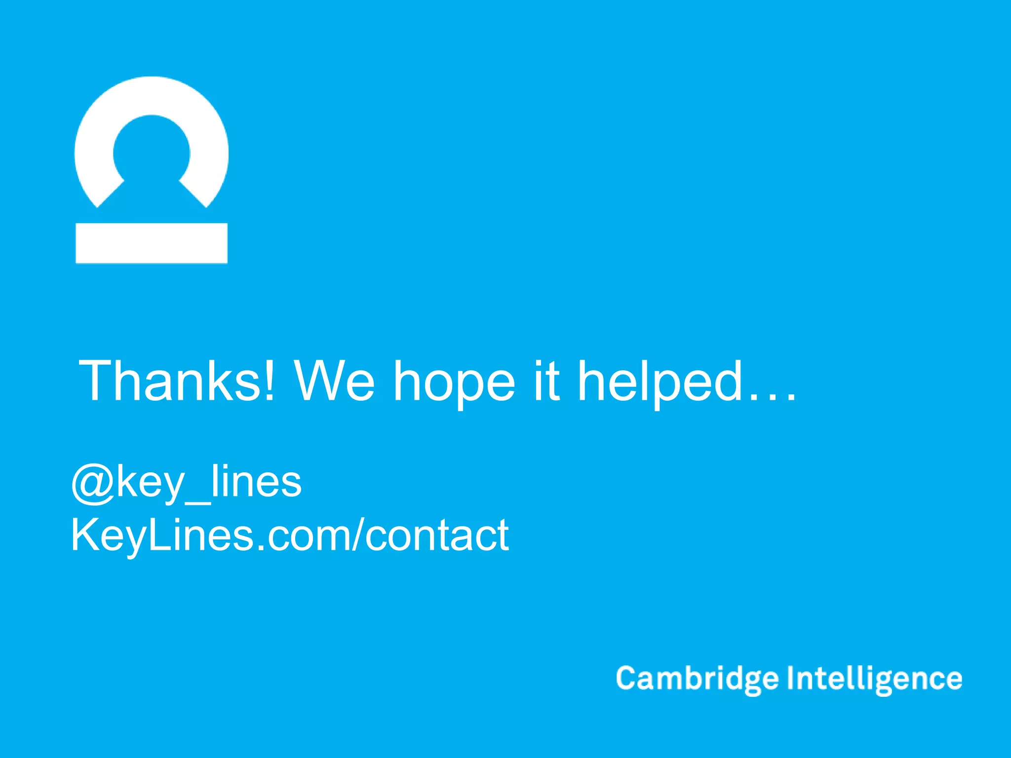 Thanks! We hope it helped…
@key_lines
KeyLines.com/contact
 