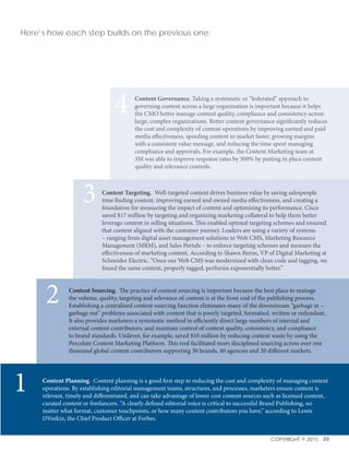 Ten Steps to Building a Brand Publishing Center of Excellence | PDF
