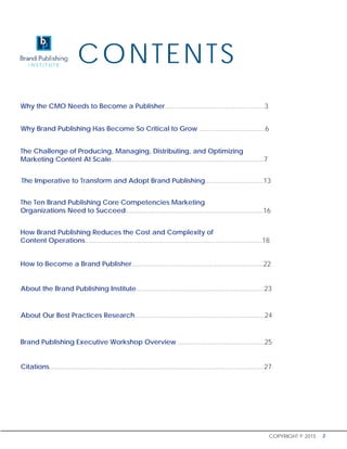Ten Steps to Building a Brand Publishing Center of Excellence | PDF