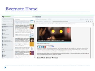 Evernote Home
 