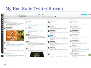 My HootSuite Twitter Stream
 
