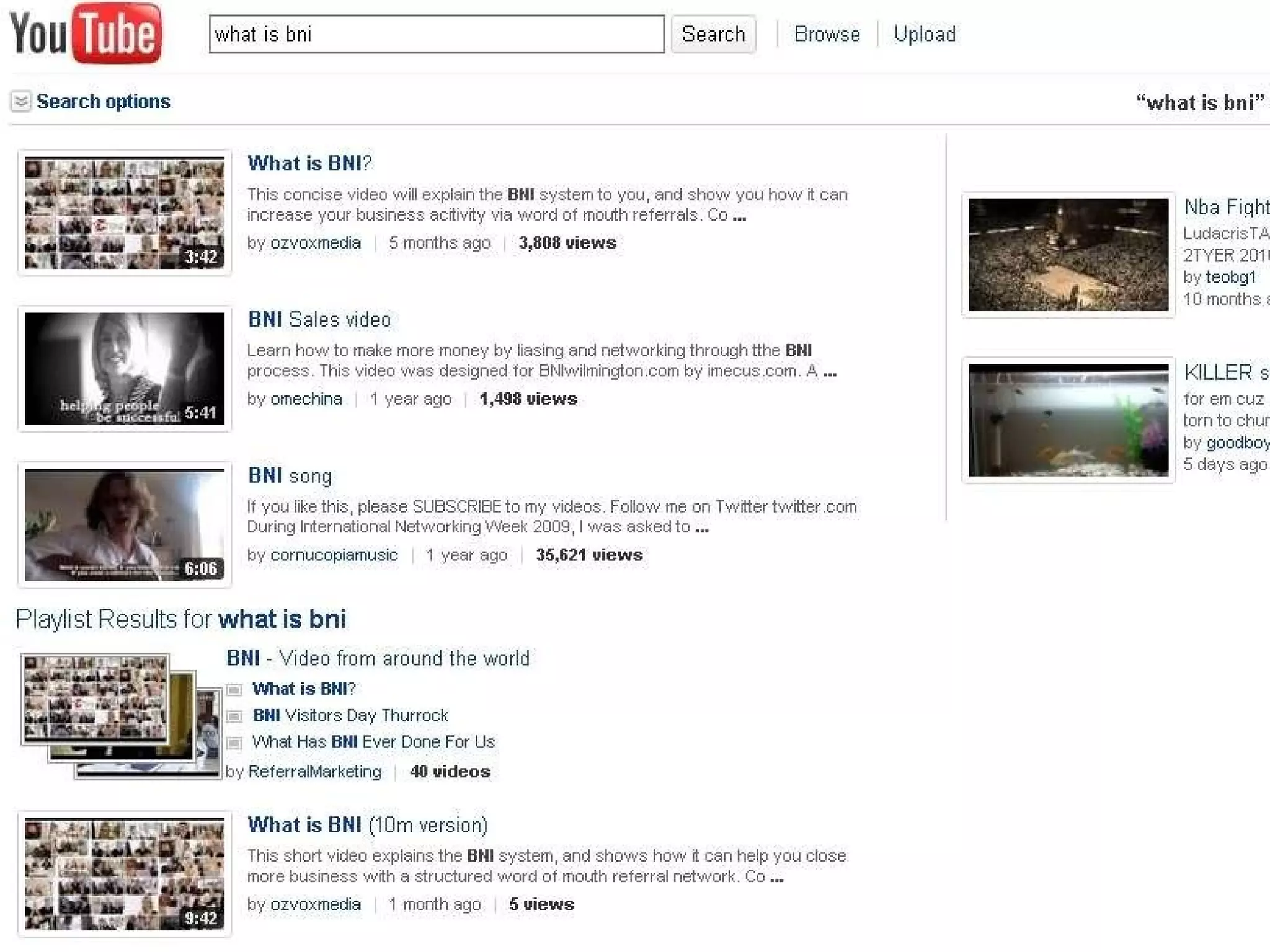 YouTube What is BNI video 
