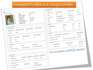 Complete Profile in a single screen
 