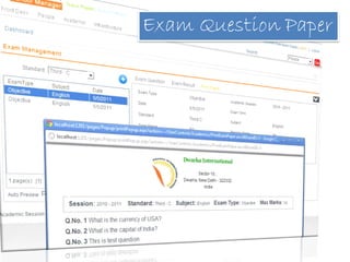 Exam Question Paper
 
