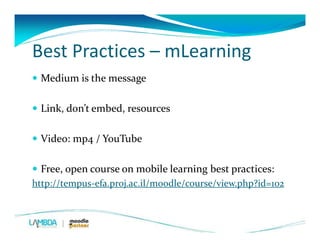 Making your Moodle Mobile | PPT