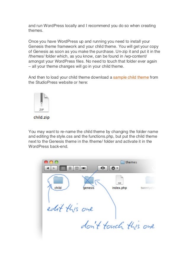 Making Your Own WordPress Theme with Genesis