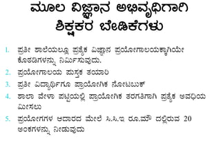 ªÀÄÆ® «eÕÁ£À C©üªÀÈ¢üUÁV
²PÀëPÀgÀ ¨ÉÃrPÉUÀ¼ÀÄ
1. ¥ÀæwÃ ±Á¯ÉAiÀÄ®Æè ¥ÀævÉåPÀ «eÕÁ£À ¥ÀæAiÉÆÃUÁ®AiÀÄPÁÌVAiÉÄÃ
PÉÆoÀrUÀ¼À£ÀÄß ¤«Äð¸ÀÄªÀÅzÀÄ.
2. ¥ÀæAiÉÆÃUÁ®AiÀÄ ¥ÀÄ¸ÀÛPÀ vÀAiÀiÁj
3. ¥ÀæwÃ «zÁåyðUÀÆ ¥ÁæAiÉÆÃVPÀ £ÉÆÃl§ÄPï
4. ±Á¯Á ªÉÃ¼Á ¥ÀnÖAiÀÄ°è ¥ÁæAiÉÆÃVPÀ vÀgÀUÀwUÁV ¥ÀævÉåPÀ CªÀ¢üAiÀÄ
«ÄÃ¸À®Ä
5. ¥ÀæAiÉÆÃUÀUÀ¼À DzÁgÀzÀ ªÉÄÃ¯É ¹.¹.E gÀÆ.ªÀiË zÀ°ègÀÄªÀ 20
CAPÀUÀ¼À£ÀÄß ¤ÃqÀÄªÀÅzÀÄ
 