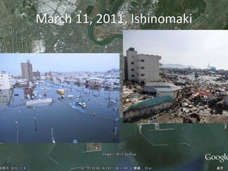 Temporal changes in environmental health risks and socio-psychological status in areas affected by the 2011 tsunami in Ishinomaki, Japan