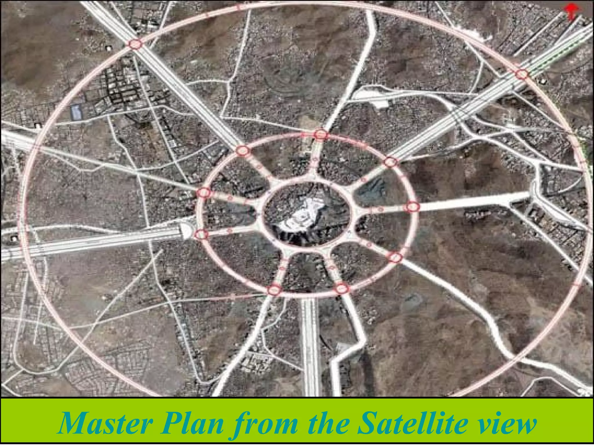 Master Plan from the Satellite view 