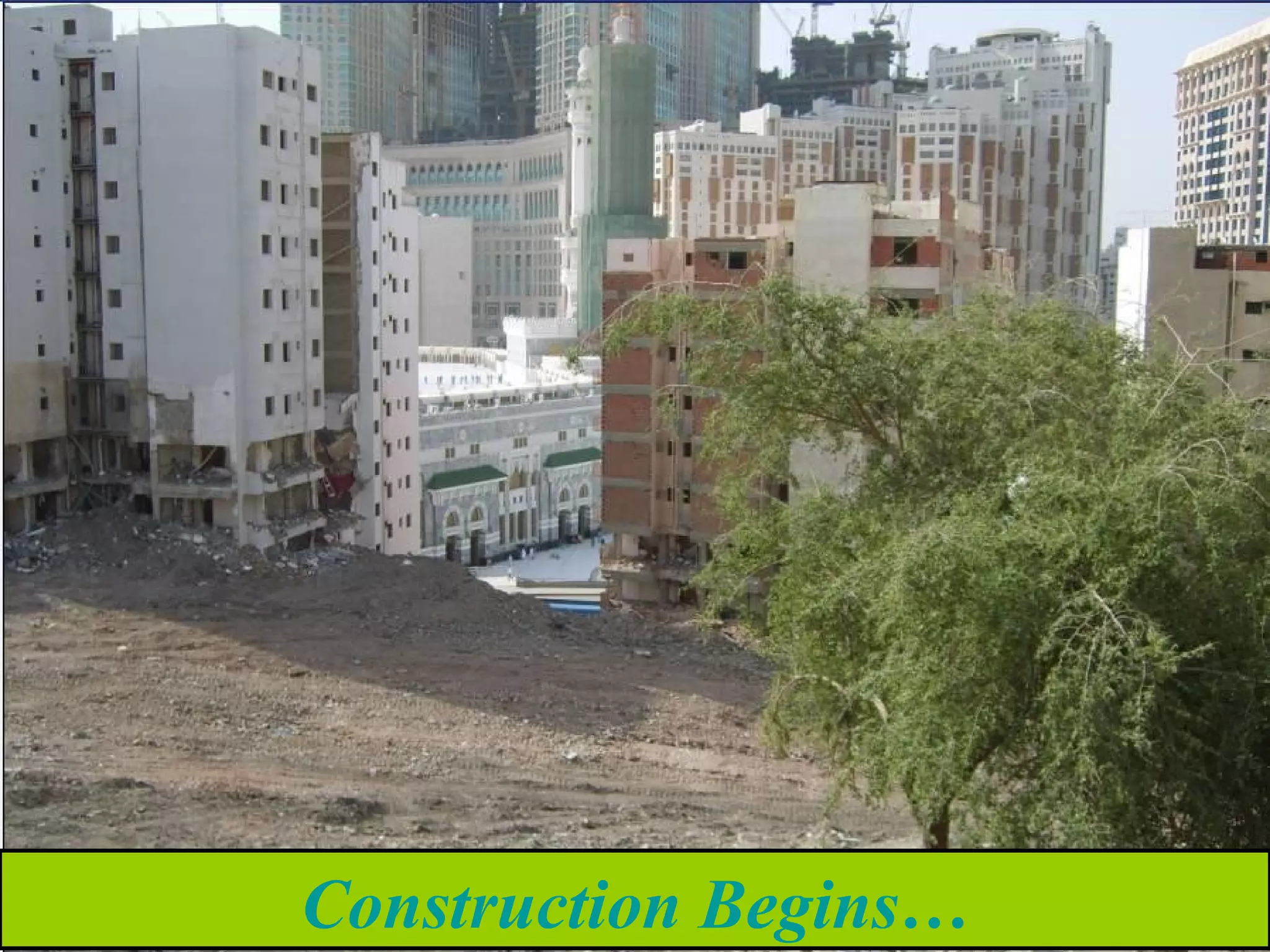 Construction Begins… 