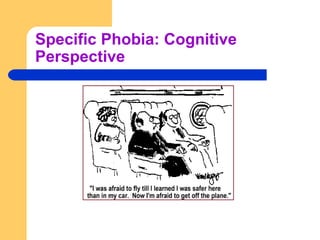 Specific Phobia: Cognitive Perspective 