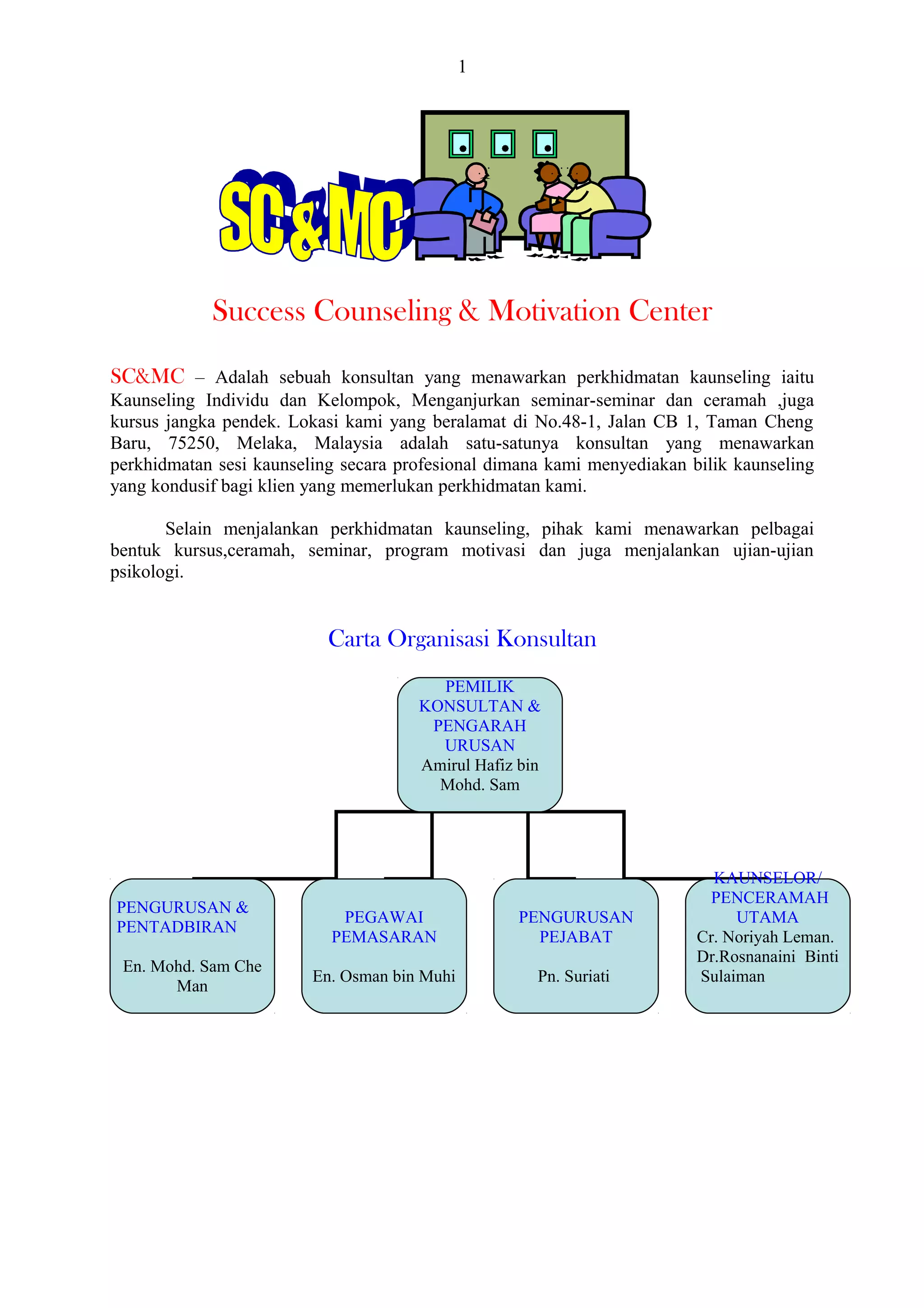 SCMC KONSULTAN Maklumat konsultan baru DOC