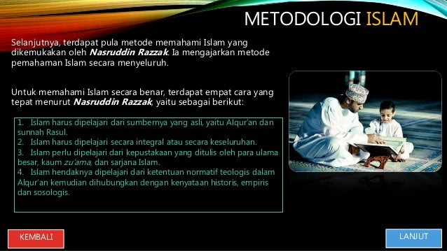 Makna Tujuan Dan Metodologi Memahami Islam