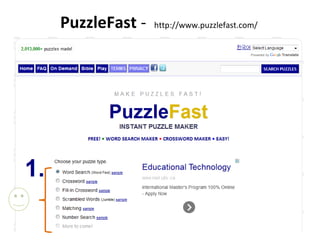 PuzzleFast - http://www.puzzlefast.com/
 