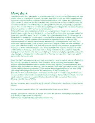 Mako shark | PDF