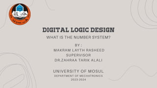 Digital Logic Design
 