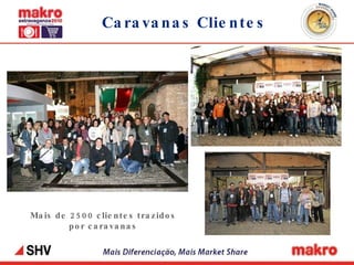 Caravanas Clientes Mais de 2500 clientes trazidos por caravanas 