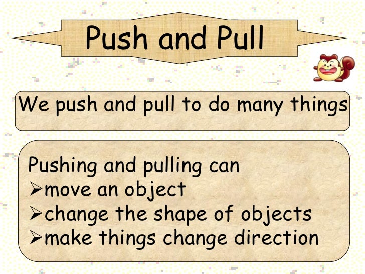 Science Year 2 Push and Pull