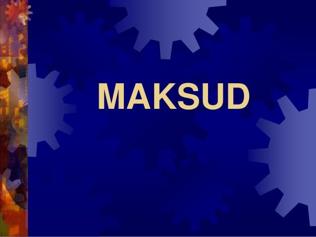 Maksud