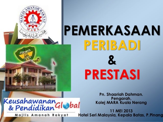 Maktab Mahmud Kuala Muda Pemerkasaan Peribadi Prestasi
