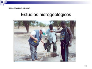 Estudios hidrogeológicos 