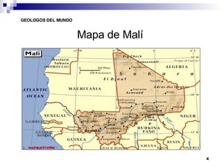 Mapa de Malí 