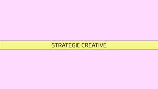 STRATEGIE CREATIVE
 