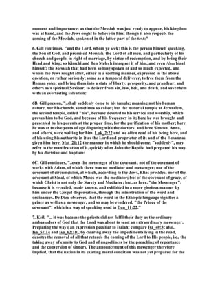 Malachi 3 Commentary