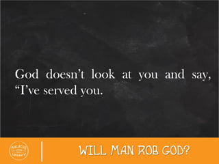 MALACHI #6 - WILL MAN ROB GOD - PTR VETTY GUTIERREZ - 4PM AFTERNOON SERVICE