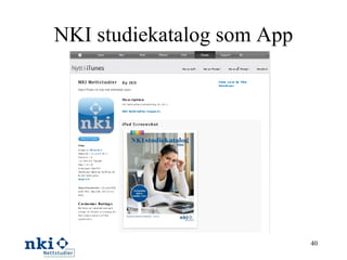 NKI studiekatalog som App 