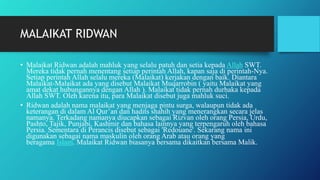 Malaikat ridwan | PPTX