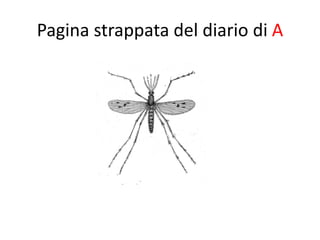 Pagina strappata del diario di A
 