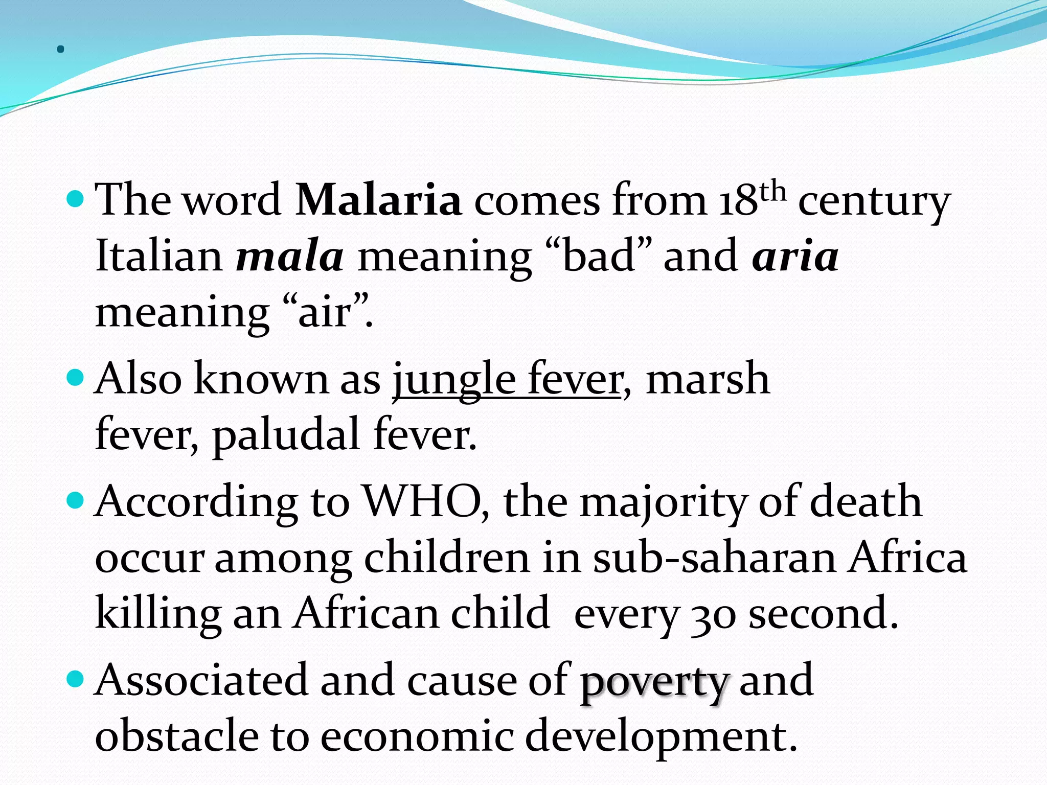 Malaria | PPTX