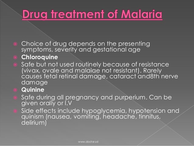 Chloroquine Dosage In Pregnancy