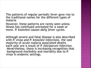 Comprehensive Overview of Malaria: Epidemiology, Diagnosis, and ...