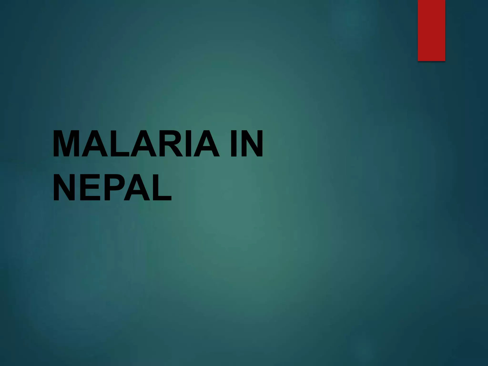 NEPAL MALARIA PROPHYLAXIS visual data 6